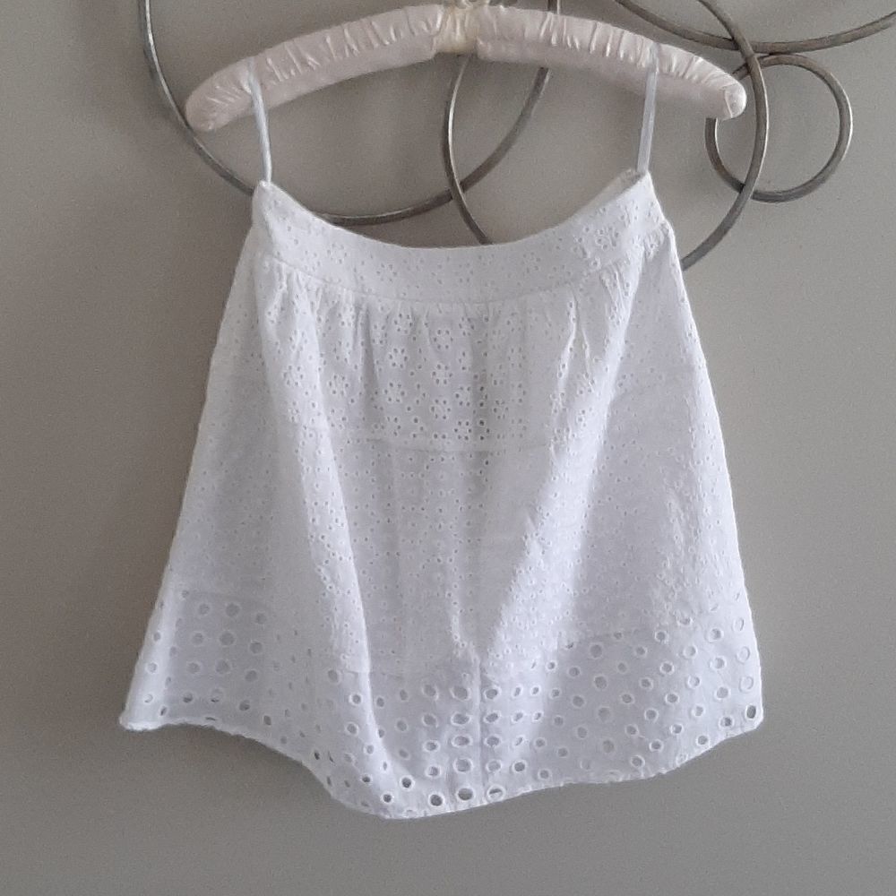 NWT Francesca's Collections white eyelet skirt